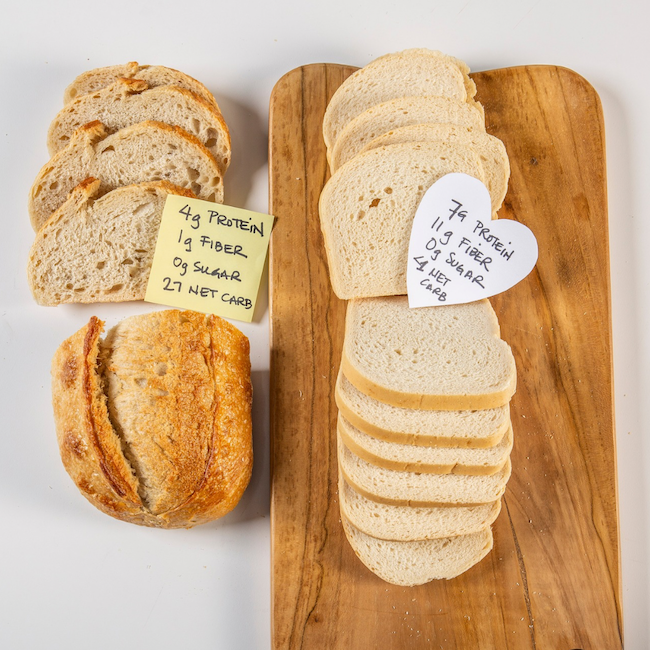 Sourdough Style Bread (<1 Net Carb)
