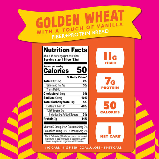 Golden Wheat with a Touch of Vanilla (1 Net Carb)