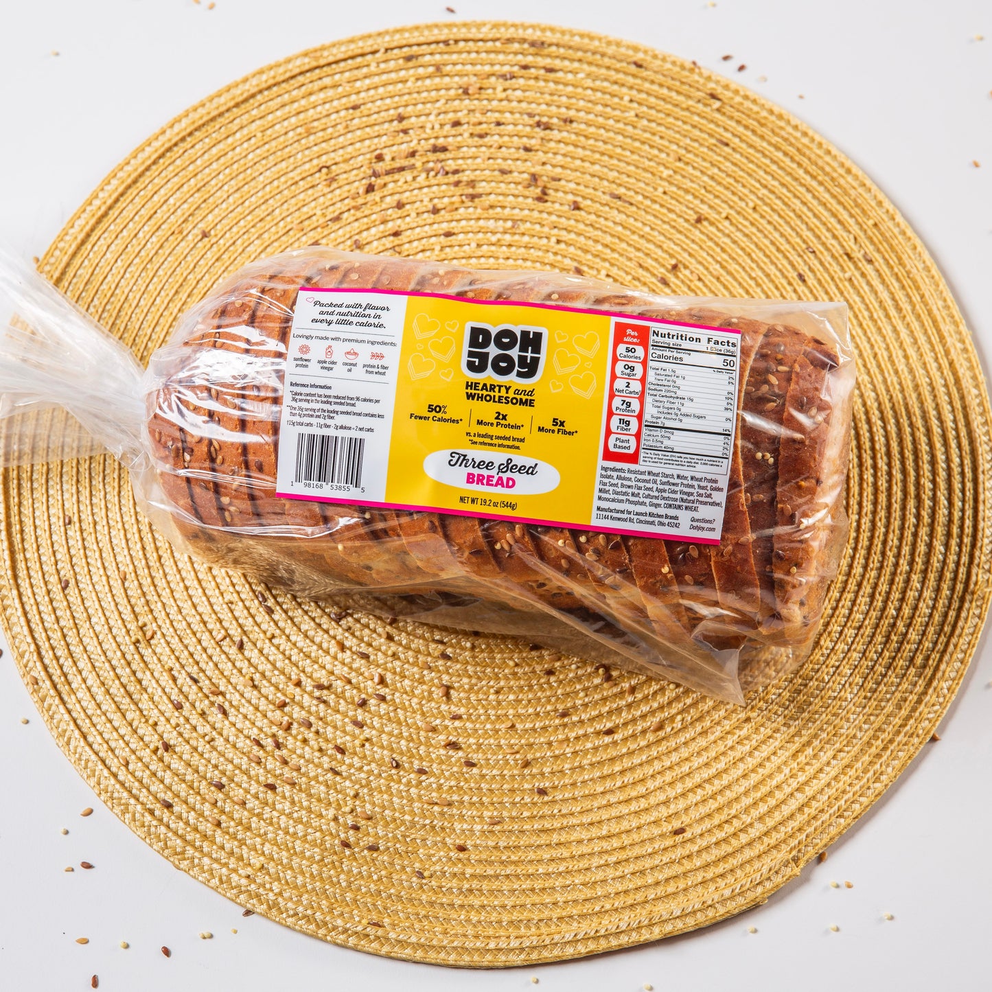 Three Seed Bread (2 Net Carbs)