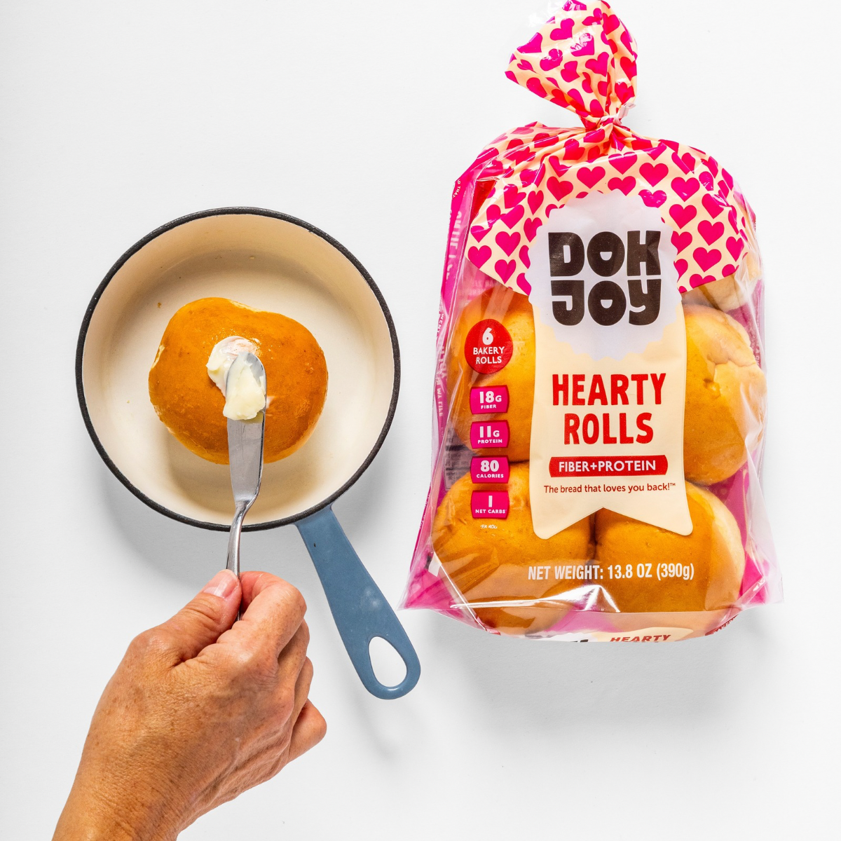 Hearty Bakery Rolls (1 Net Carb)