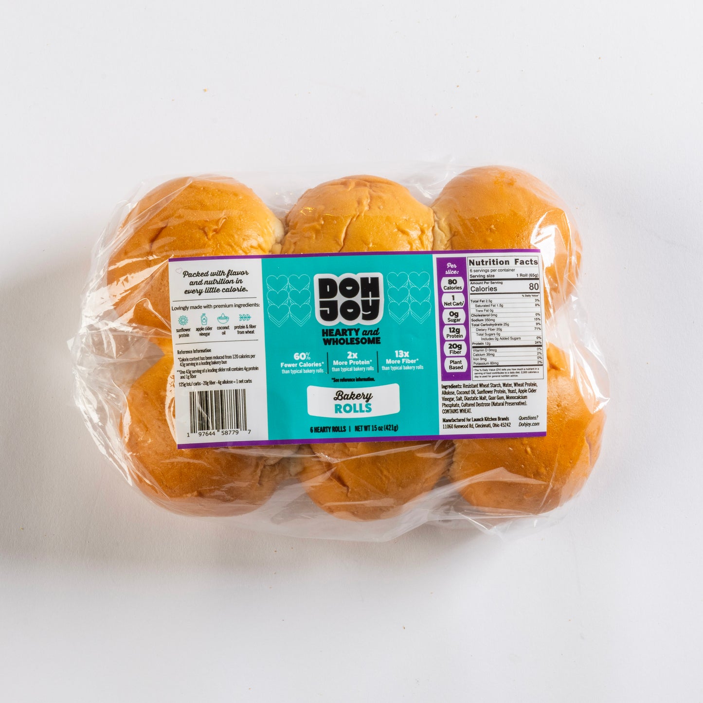 Hearty Bakery Rolls (1 Net Carb)