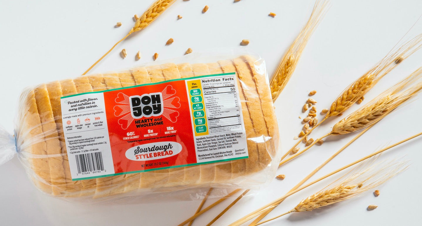 DohJoy Low Calorie, Under 1 Net Carb Hearty White Bread – Dohjoy