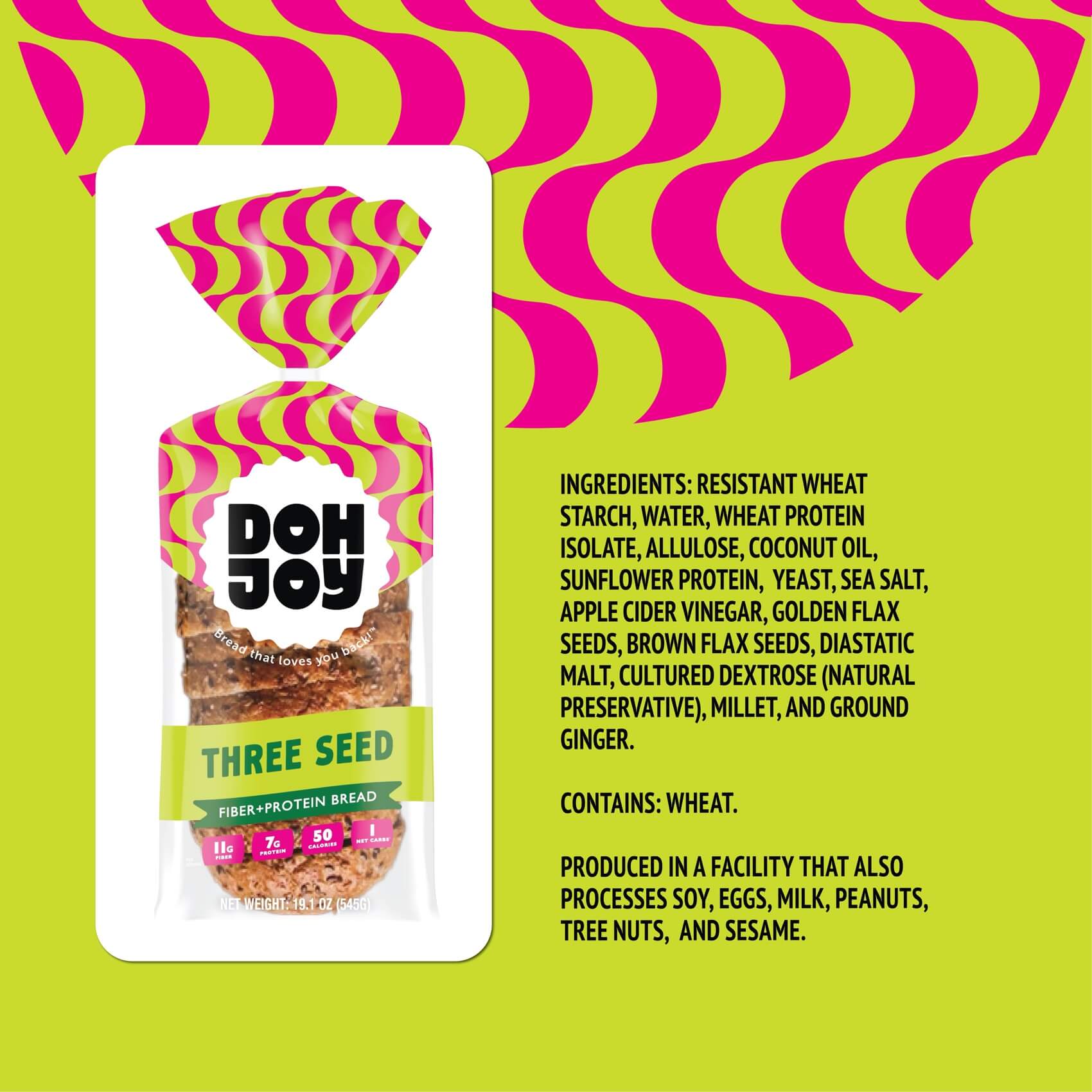 Three Seed Bread (1 Net Carb) – Dohjoy